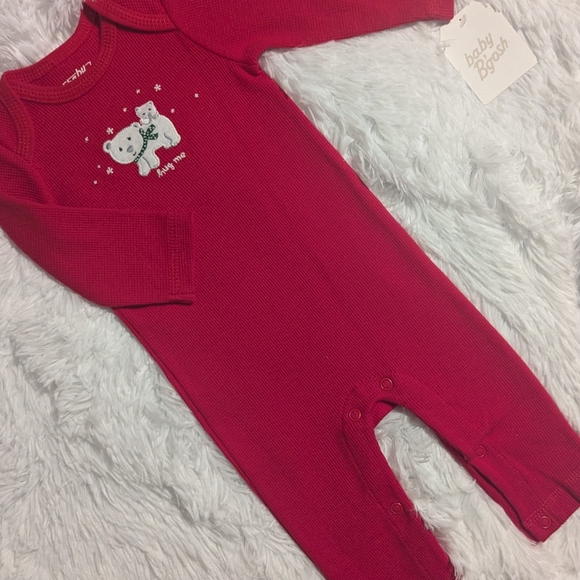 🧸3/$21 Baby B'gosh Christmas jumpsuit! NWT 🧸 - Picture 1 of 3